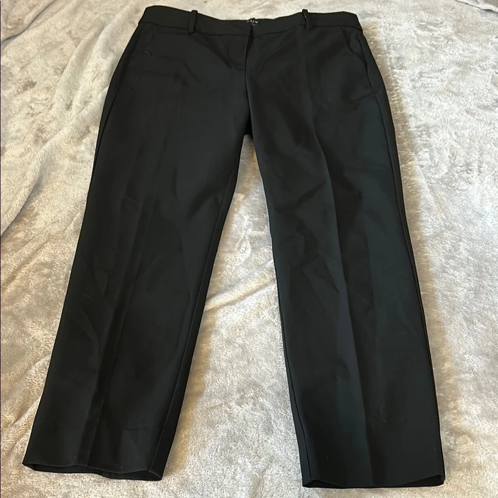 J. Crew RUBY Black Cropped Dress Pants